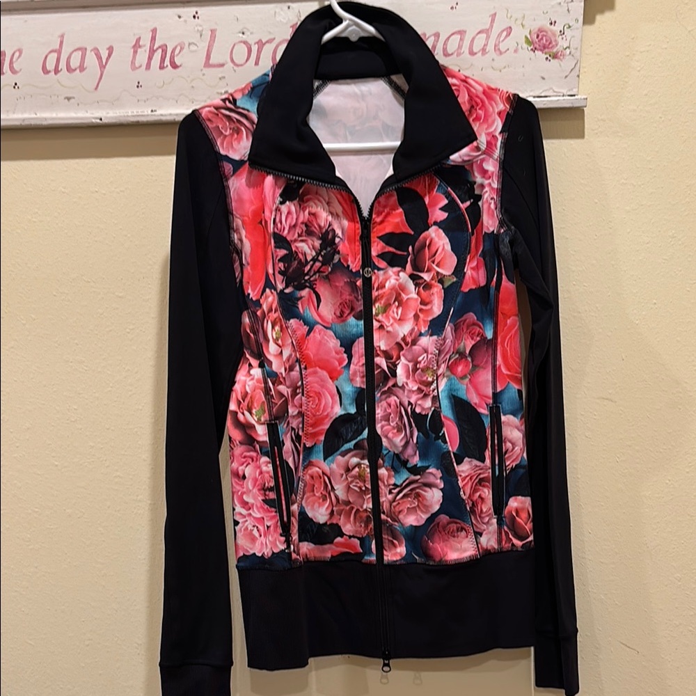 Floral Black Jacket